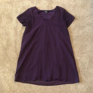 Cute purple shift dress